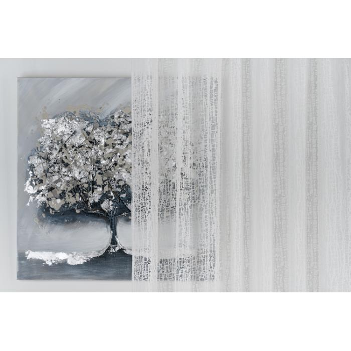 LISANDRA készfüggöny, 140x260 cm, fehér